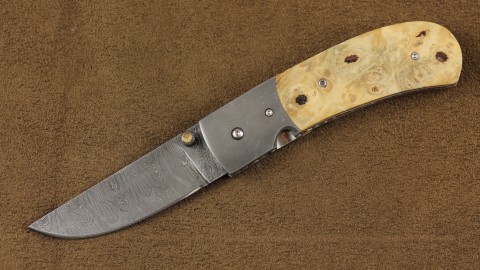 Buckeye burl and Damascus