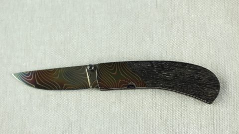 Bog Oak and Carbon Steel