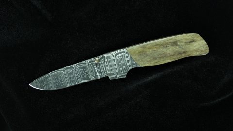 Mosaic Damascus and Giraffe Bone